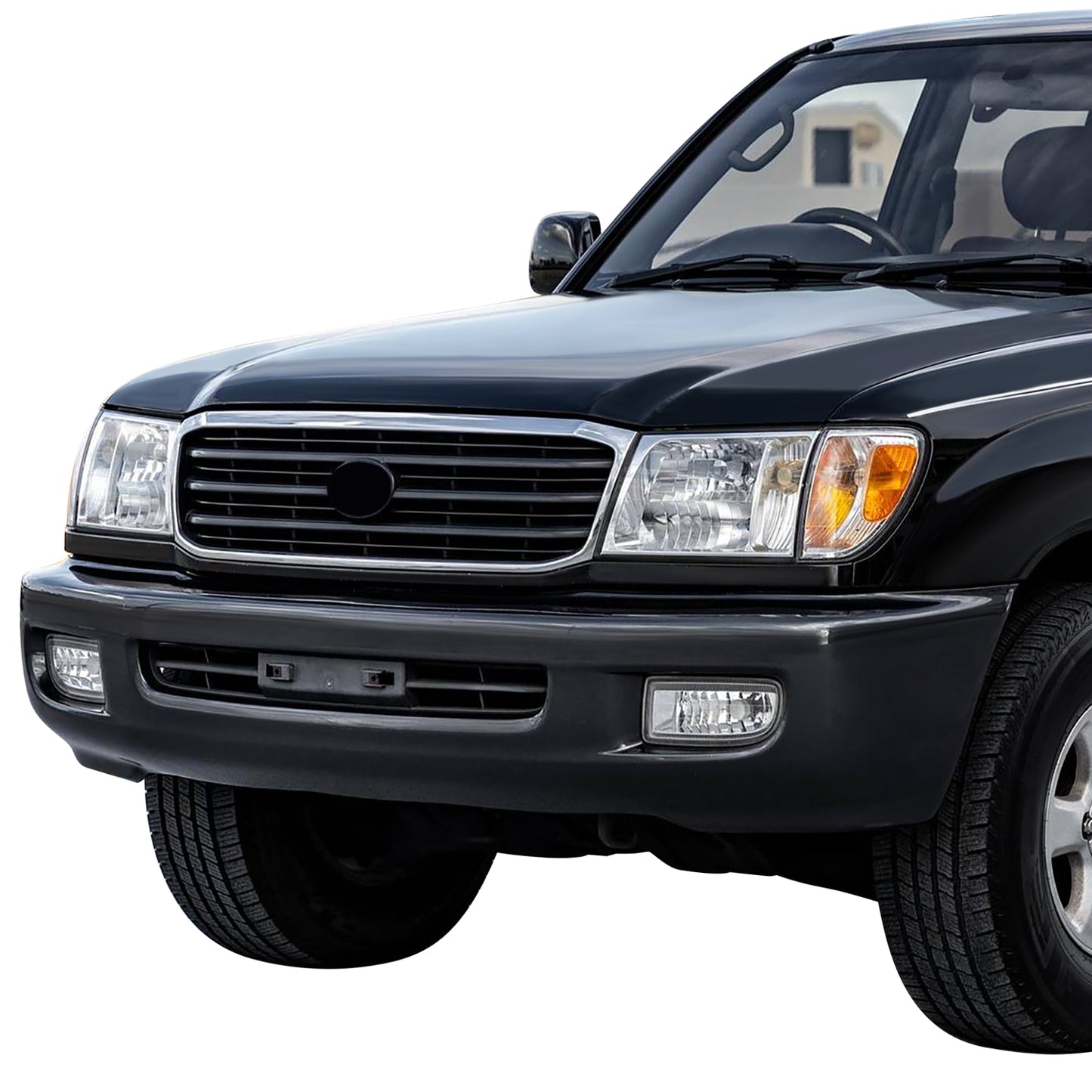 PARRILLA GRILLE - TY LD-CRUSR 98-04/05-07(FJ100)/ GRILLE ASS'Y 98-02/ CHROME/BLACK//PARTS.NO,TO1200219//OEM NO,5311160340