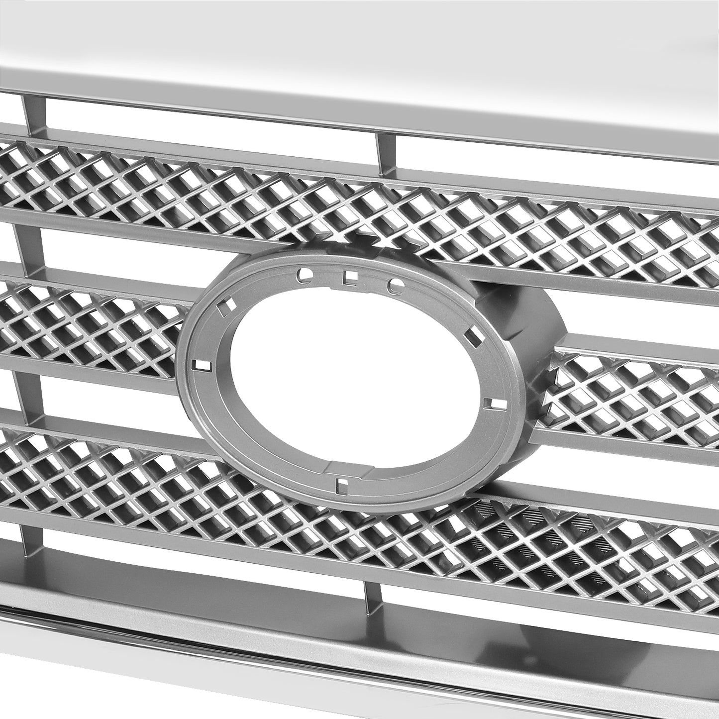 PARRILLA GRILLE - TY TUNDR '07-'13/ GRILLE ASS'Y 07-09/ SILVER-GRAY W/CHROME FRAME/ (LIMITED)