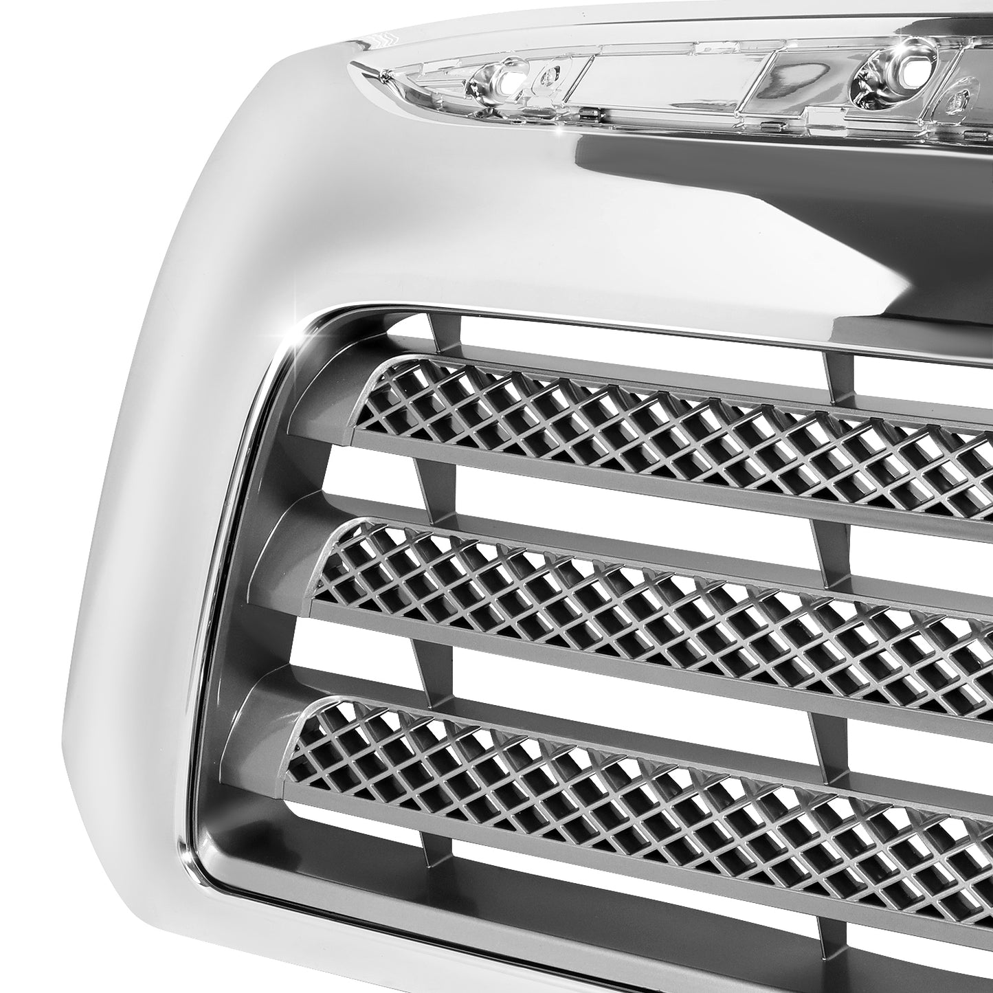 PARRILLA GRILLE - TY TUNDR '07-'13/ GRILLE ASS'Y 07-09/ SILVER-GRAY W/CHROME FRAME/ (LIMITED)