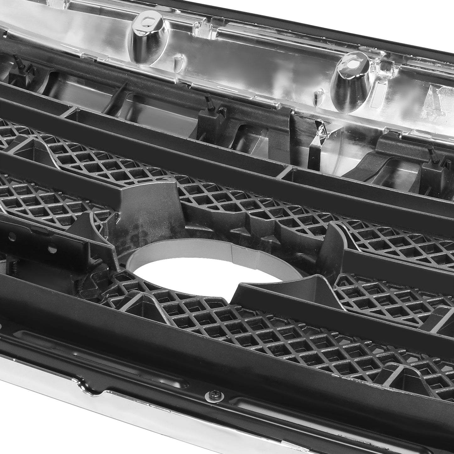 PARRILLA GRILLE - TY TUNDR '07-'13/ GRILLE ASS'Y 07-09/ SILVER-GRAY W/CHROME FRAME/ (LIMITED)