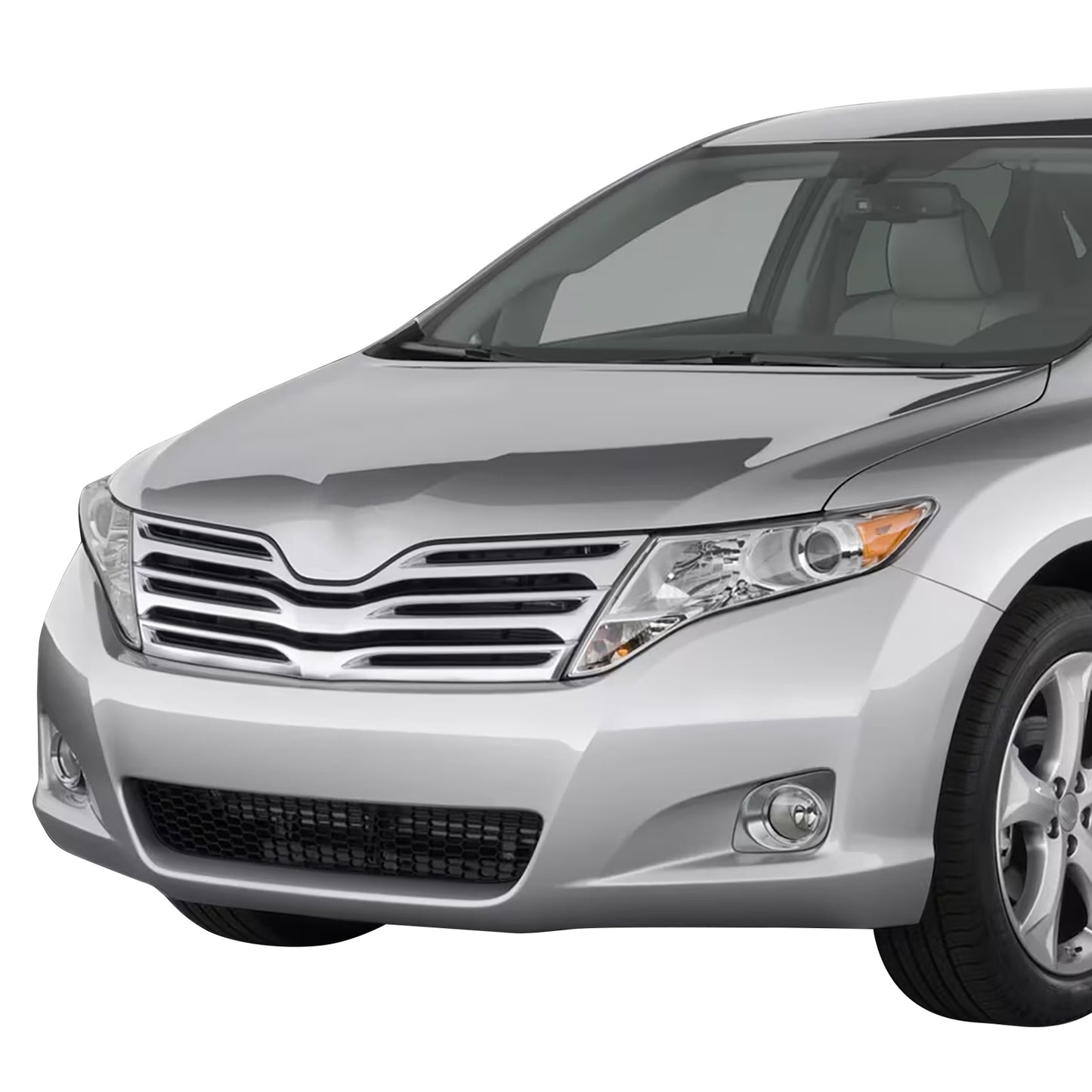 PARRILLA GRILLE - TY VEZA 09-12/ GRILLE ASS'Y/ CHROME/PAINTED BLACK/ (SATIN NICKEL)//PARTS.NO,TO1200321//OEM NO,531010T010