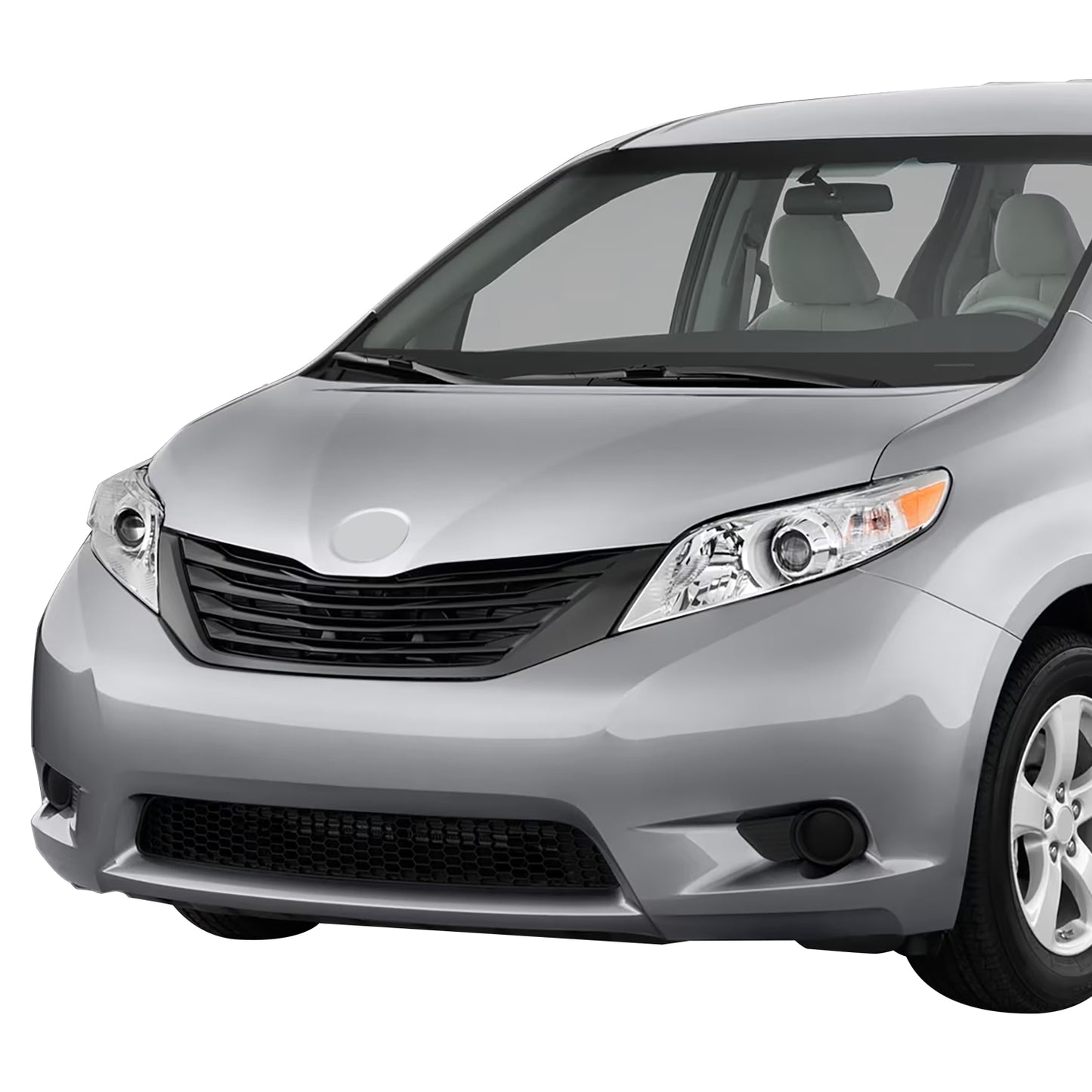 PARRILLA GRILLE - TY SIENA '11-'17/'18-'20/ GRILLE ASS'Y 11-17/ PAINTED BLACK W/BLACK MLDG/ W/O RADAR CRUISE CONTROL/ (7 PASSENGER) (BASE/L)//PARTS.NO,TO1200332//OEM NO,5310108070