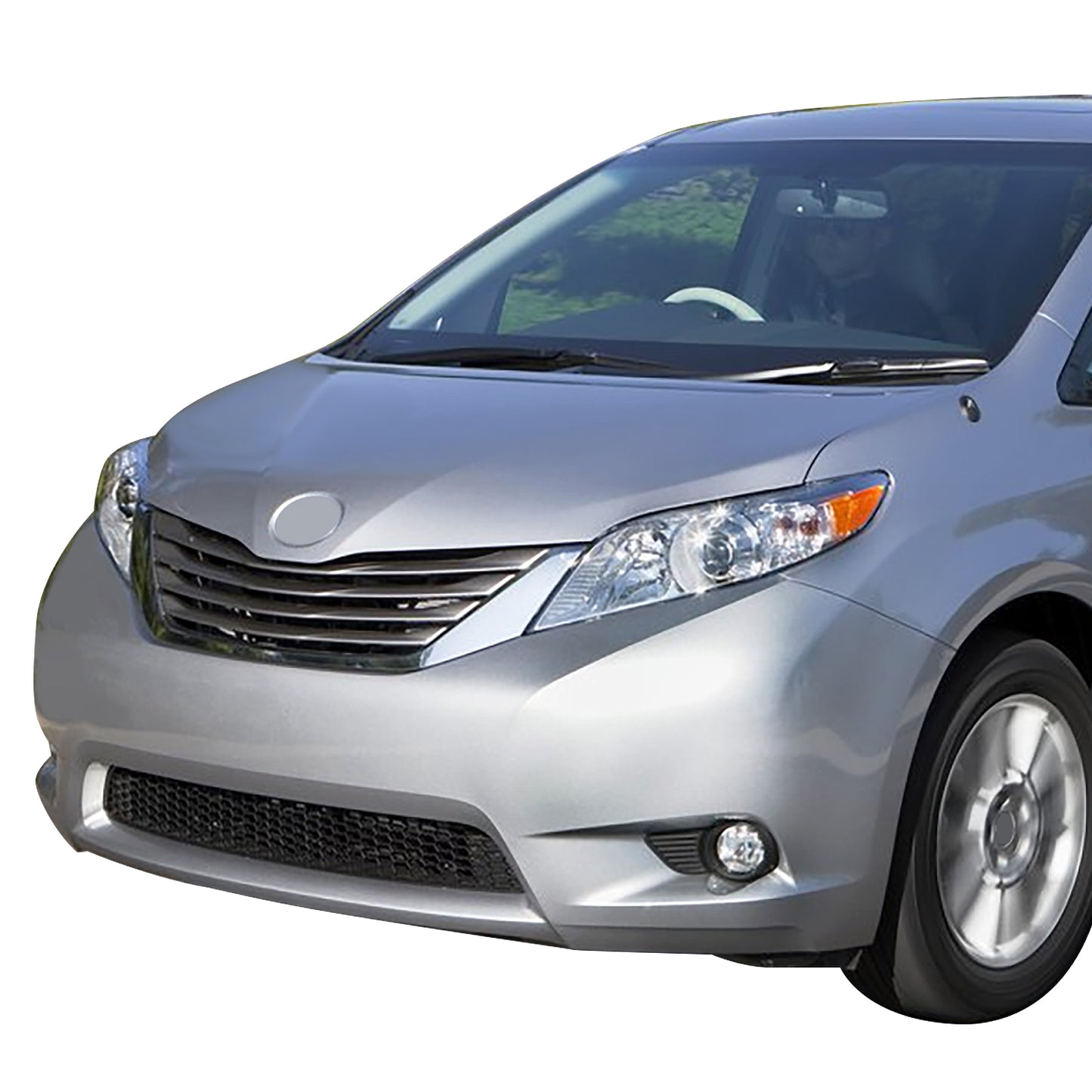PARRILLA GRILLE - TY SIENA '11-'17/'18-'20/ GRILLE ASS'Y 11-14/ SILVER BLACK W/CHROME MLDG/ W/O RADAR CRUISE CONTRO/ (8 PASSENGER) (XLE)//PARTS.NO,TO1200333//OEM NO,5310108090