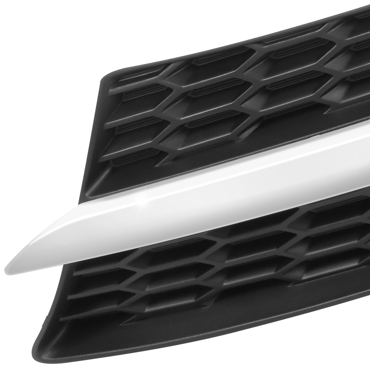 PARRILLA GRILLE - TY RV4 '13-'15/'16-'18/ GRILLE ASS'Y SIDE LH 13-15/ MAT-BLACK W/CHROME MOULDING//PARTS.NO,TO1200360//OEM NO,531060R010
