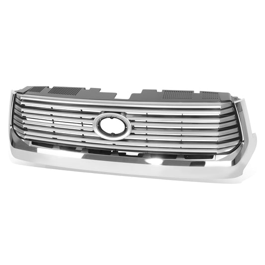 PARRILLA GRILLE - TY TUNDR 14-21/ GRILLE ASS'Y 14-17/ PAINTED SILVER GRAY/ W/CHROME MOULDING/ (LIMITED)