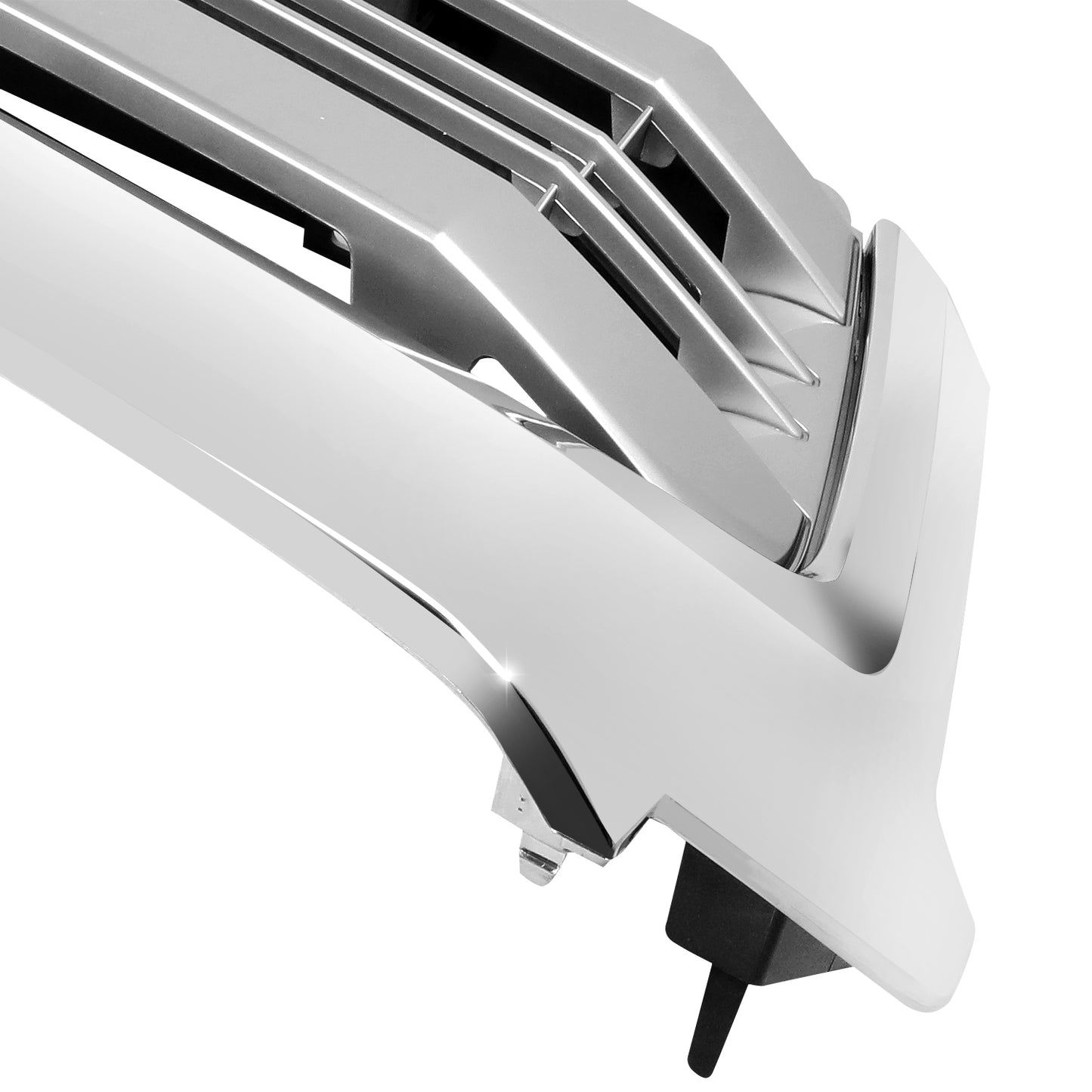 PARRILLA GRILLE - TY TUNDR 14-21/ GRILLE ASS'Y 14-17/ PAINTED SILVER GRAY/ W/CHROME MOULDING/ (PLATINUM/1794 EDITION)