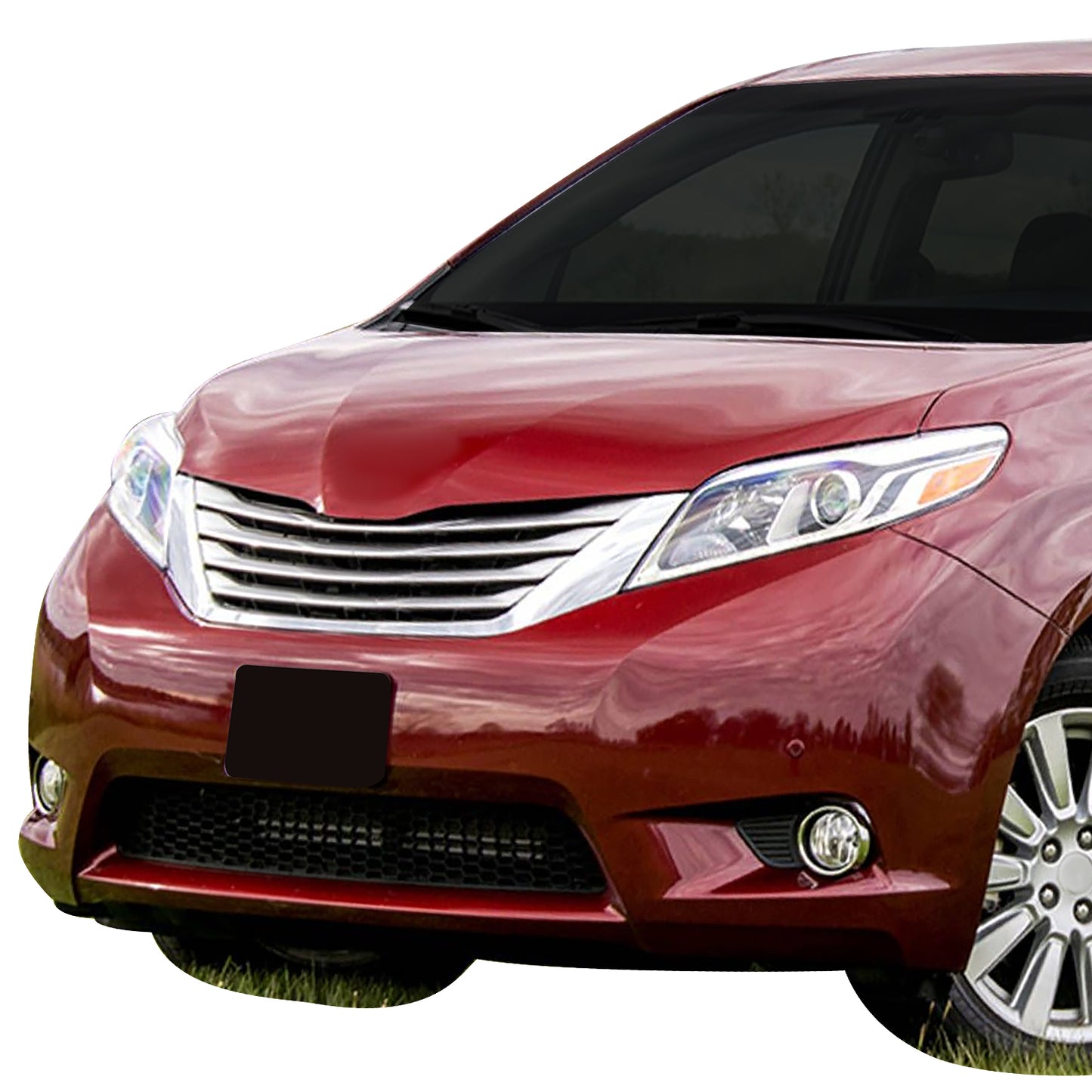 PARRILLA GRILLE - TY SIENA '11-'17/'18-'20/ GRILLE ASS'Y 15-17/ SILVER GRAY W/CHROME MLDG/ W/O RADAR CRUISE CONTROL/ W/PREMIIM PKG (LIMITED/XLE)//PARTS.NO,TO1200400//OEM NO,5310108010