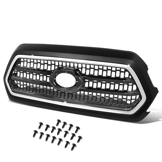 PARRILLA GRILLE - TY TACMA '16-'19/20-ON/ GRILLE ASS'Y 16-17/ CHROME/BLACK/ W/CHROME MOULDING/ (TRD/SPORT)