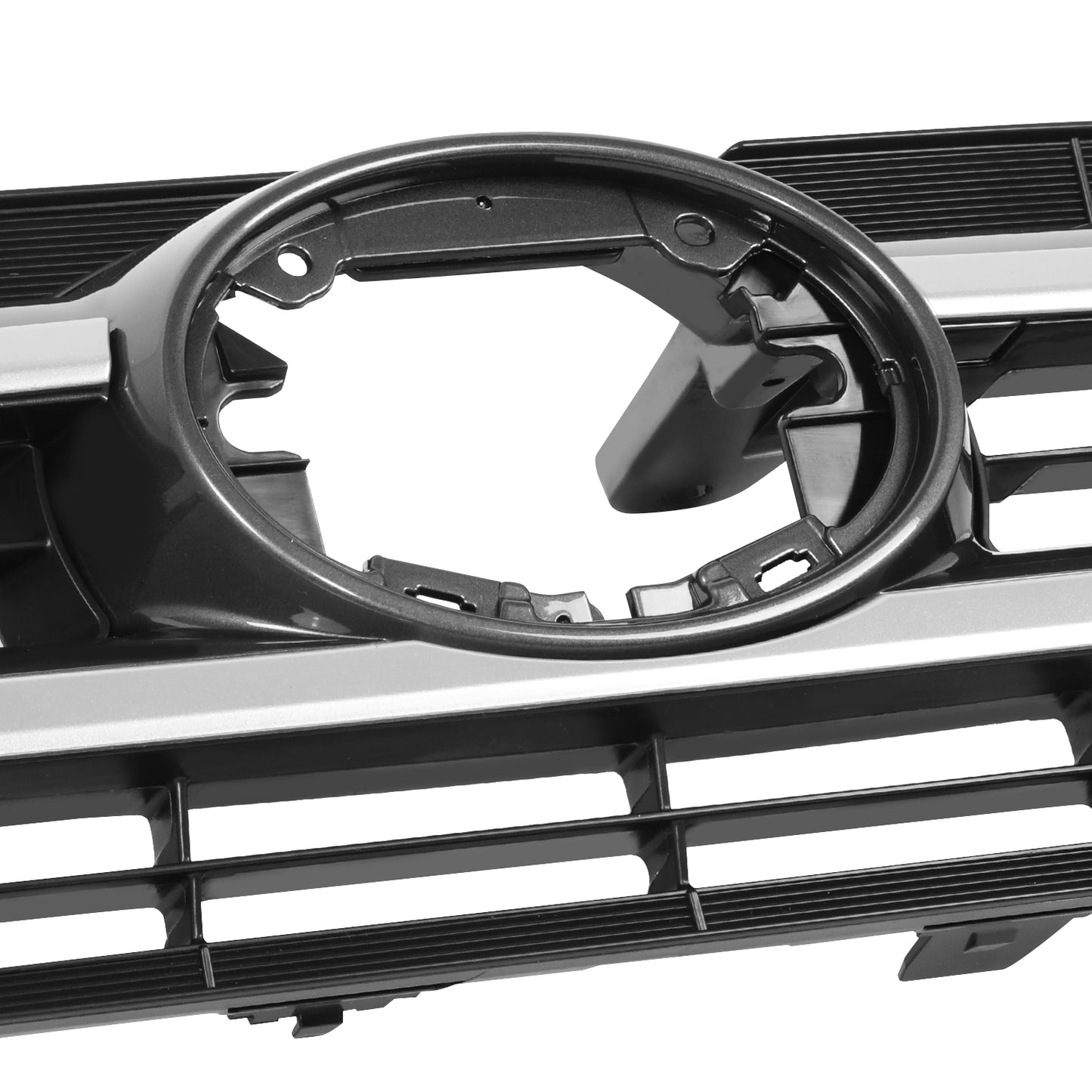 PARRILLA GRILLE - TY HILANDR '14-'16/'17-'19/ GRILLE ASS'Y 17-19/ MAT-BLACK/GRAY/ W/SILVER MLDG//PARTS.NO,TO1200425//OEM NO,531010E230