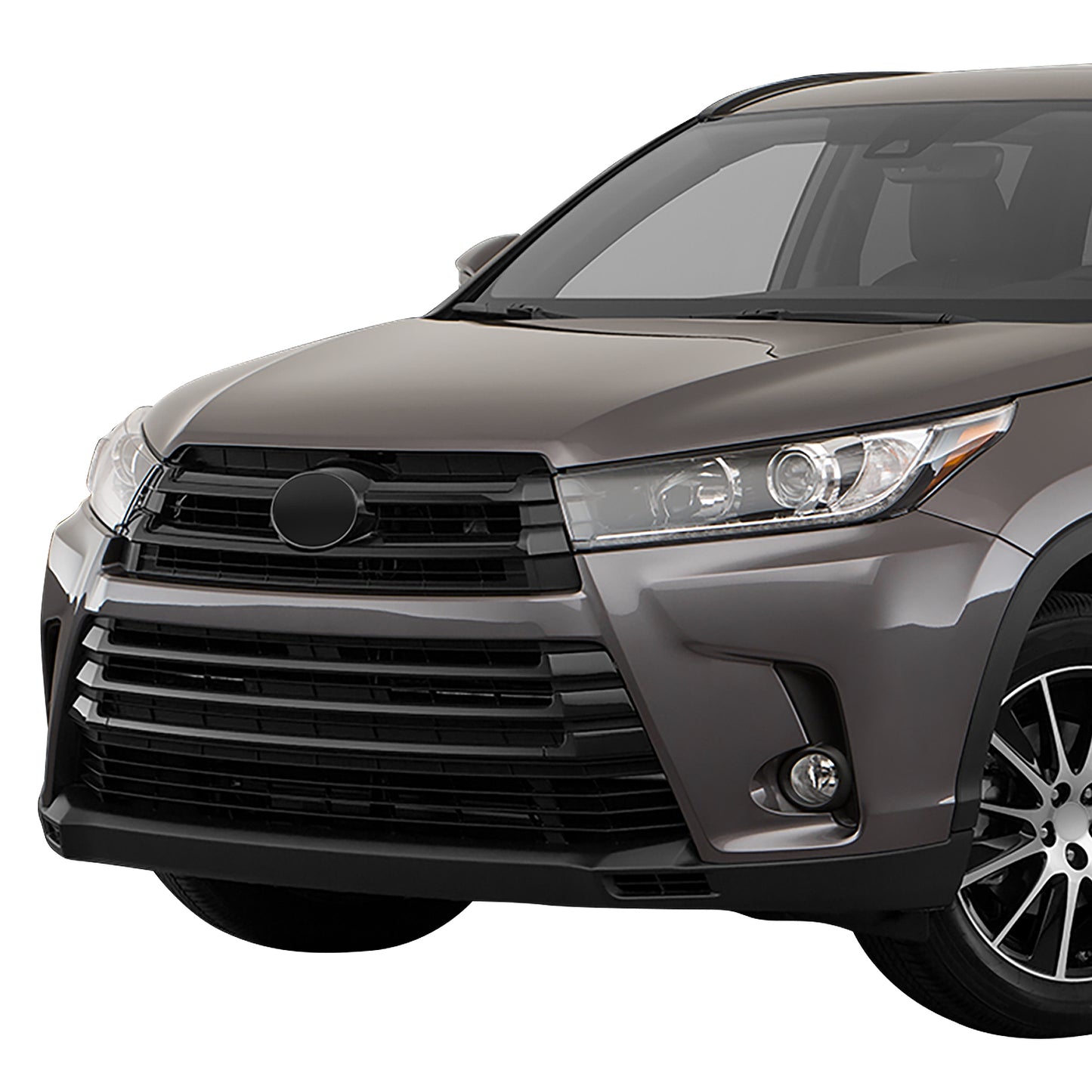 PARRILLA GRILLE - TY HILANDR '14-'16/'17-'19/ GRILLE ASS'Y 17-19/ MAT-BLACK/ W/BLACK MLDG//PARTS.NO,TO1200426//OEM NO,531010E260