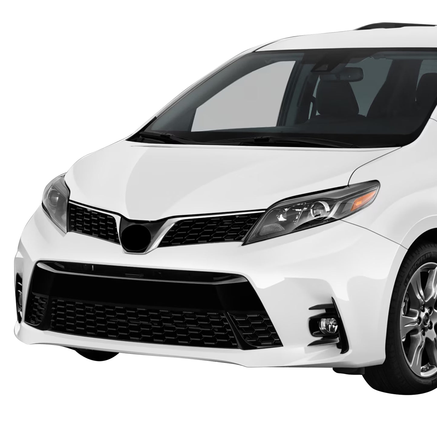 PARRILLA GRILLE - TY SIENA '11-'17/'18-'20/ GRILLE ASS'Y 18-20/ PAINTED BLACK (SE)//PARTS.NO,TO1200429//OEM NO,5311108150