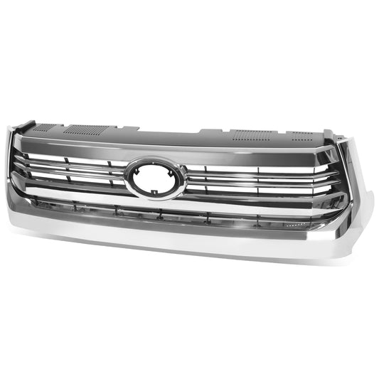 PARRILLA GRILLE - TY TUNDR 14-21/ GRILLE ASS'Y 16-17/ PAINTED BLACK (STD)/ W/CHROME MOULDING/ (ROUND EMBLEM MOUNTING)