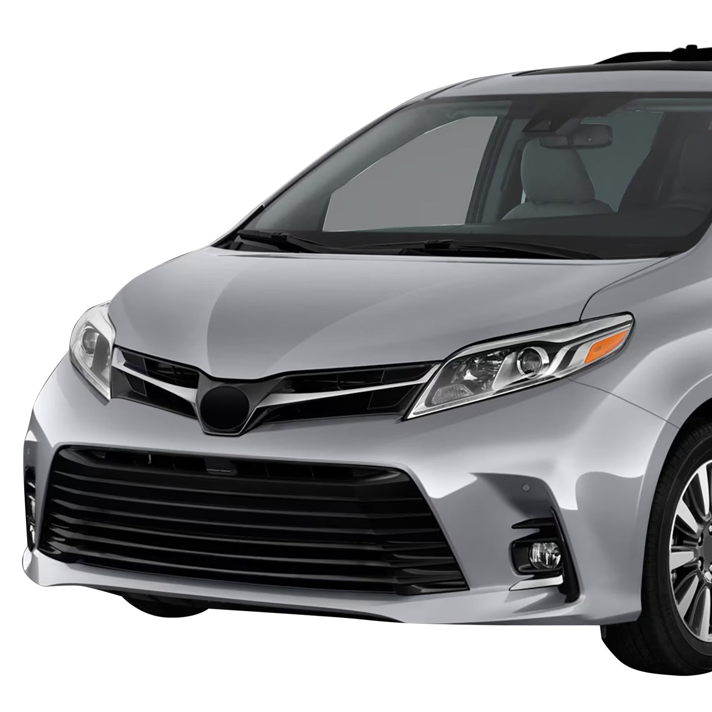 PARRILLA GRILLE - TY SIENA '11-'17/'18-'20/ GRILLE ASS'Y 18-20/ MAT-BLACK W/CHROME MOULDING/ (LE)//PARTS.NO,TO1200433//OEM NO,5310108150