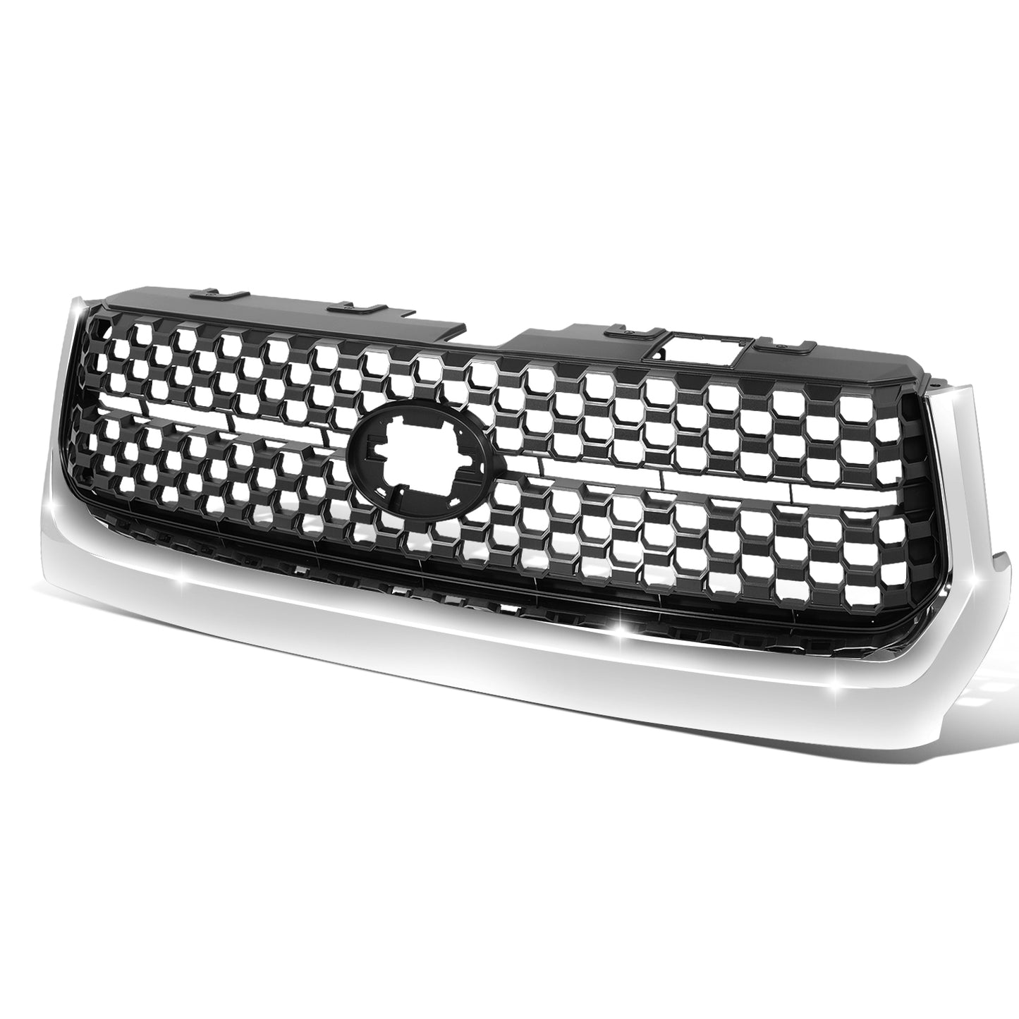 PARRILLA GRILLE - TY TUNDR 14-21/ GRILLE ASS'Y 18-21/ W/PAINTED GRAY/ W/CHROME FRAME/ W/CHROME SURROUND