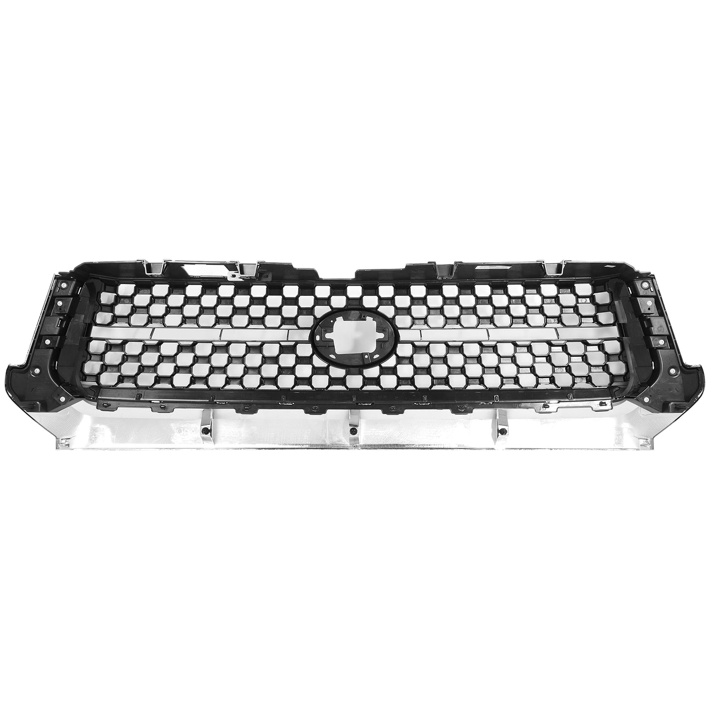 PARRILLA GRILLE - TY TUNDR 14-21/ GRILLE ASS'Y 18-21/ W/PAINTED GRAY/ W/CHROME FRAME/ W/CHROME SURROUND