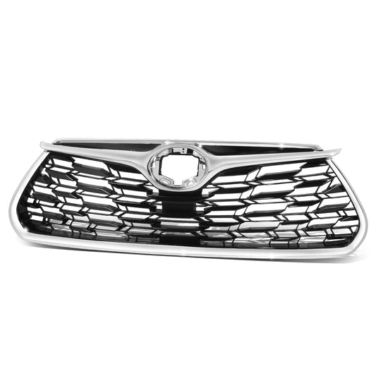 PARRILLA GRILLE - TY HILANDR 20-ON/ GRILLE ASS'Y 20-22/ PAINTED BLACK/ W/CHROME MOULDING/ W/O CAMERA H./(HYBRID LIMITED)//PARTS.NO,TO1200456//OEM NO,531010E370