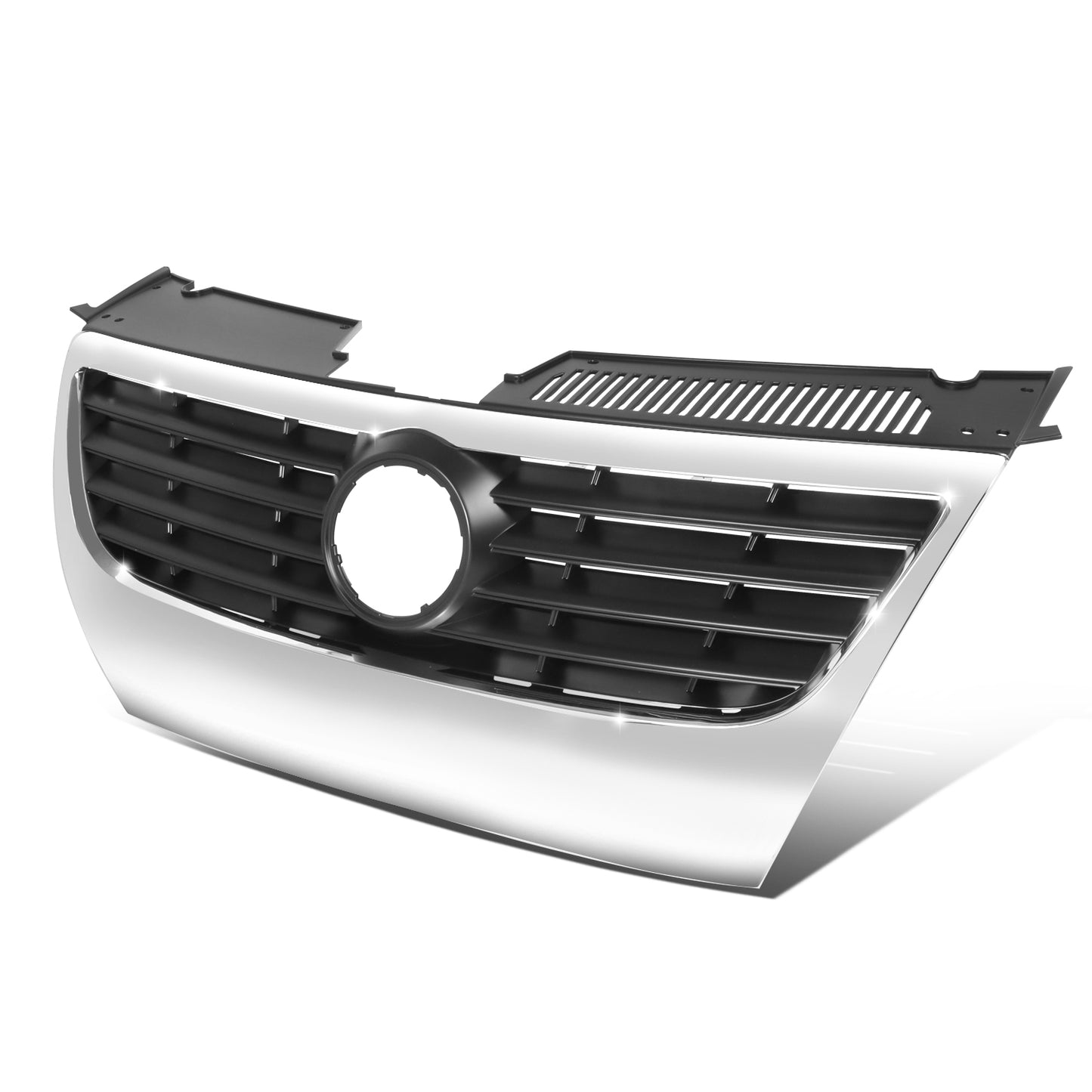 PARRILLA GRILLE - VG PASAT '05-'10/ GRILLE ASS'Y/ CHROME/BLACK/ W/O PARKING AID/ W/O SENEOR H.