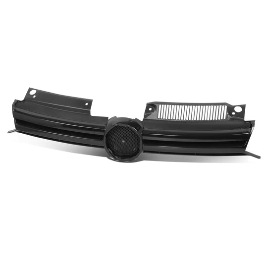 PARRILLA GRILLE - VG GOF 6 '09-'12/ GRILLE ASS'Y 09-14/ MAT-BLACK/ W/PAINTED BLACK MOULDING//PARTS.NO,VW1200150//OEM NO,5K0853651ALQWA