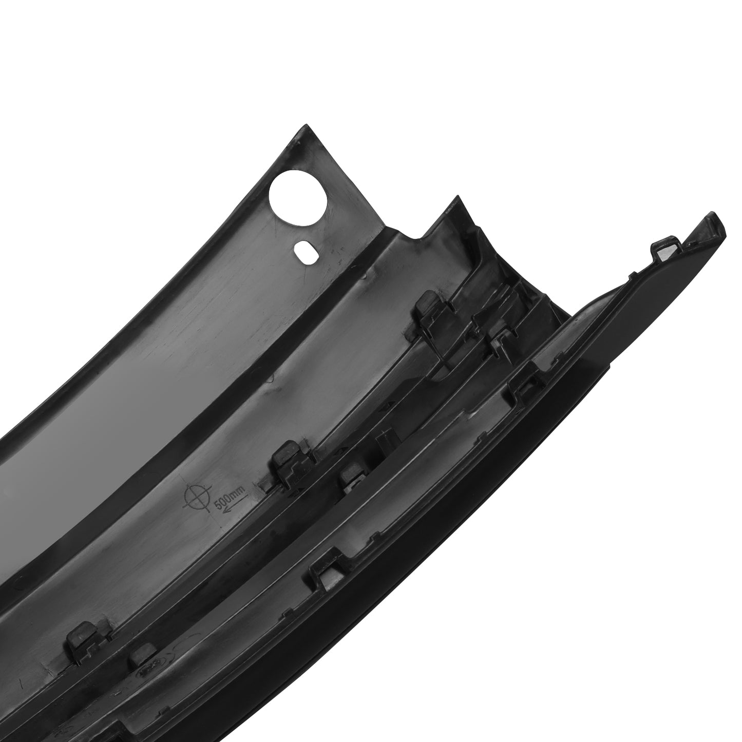PARRILLA GRILLE - VG GOF 6 '09-'12/ GRILLE ASS'Y 09-14/ MAT-BLACK/ W/PAINTED BLACK MOULDING//PARTS.NO,VW1200150//OEM NO,5K0853651ALQWA