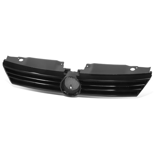 PARRILLA GRILLE - VG JETA '11-'18/ GRILLE ASS'Y 11-14/ MAT-DARK GRAY/ W/BLACK MOULDING (4D)//PARTS.NO,VW1200151//OEM NO,5C6853651QWA