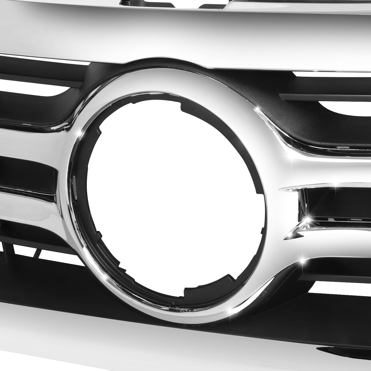 PARRILLA GRILLE - VG TIGAN '09-'11/'12-'17/ GRILLE ASS'Y 09-11/ MAT-BLACK W/CHROME MLDG