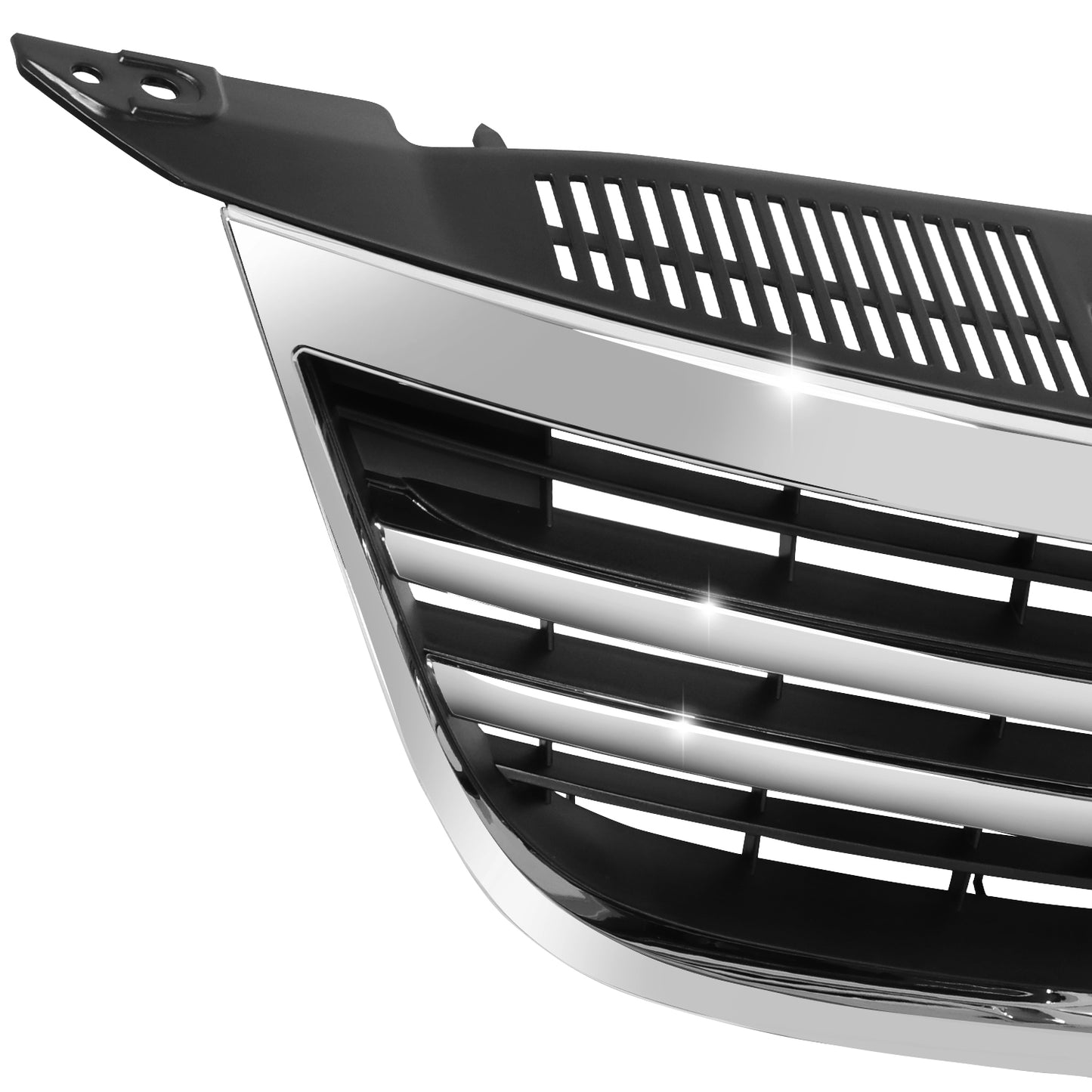 PARRILLA GRILLE - VG TIGAN '09-'11/'12-'17/ GRILLE ASS'Y 09-11/ MAT-BLACK W/CHROME MLDG