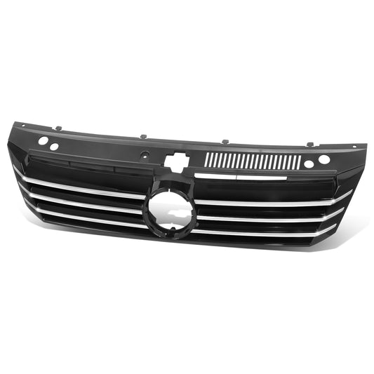 PARRILLA GRILLE - VG PASAT '11-'15/ GRILLE ASS'Y/ PAINTED BLACK/ W/O CHROME MOULDING//PARTS.NO,VW1200153//OEM NO,561853651AOQE
