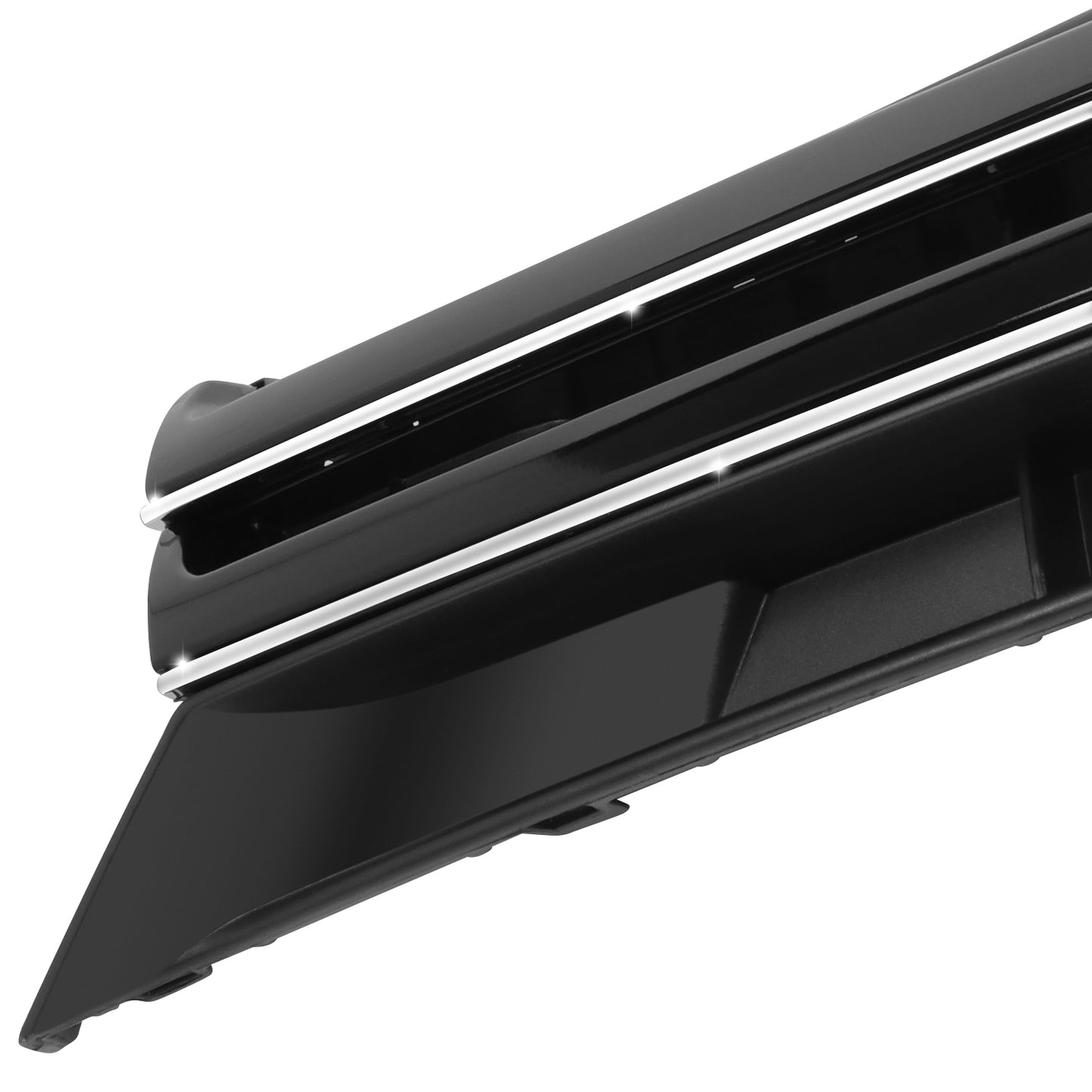 PARRILLA GRILLE - VG JETA '11-'18/ GRILLE ASS'Y 11-14/ MAT-BLACK W/CHROME MOULDING/ (WAGON) (SAME=GOLF)//PARTS.NO,VW1200164//OEM NO,1K9853651GZLL