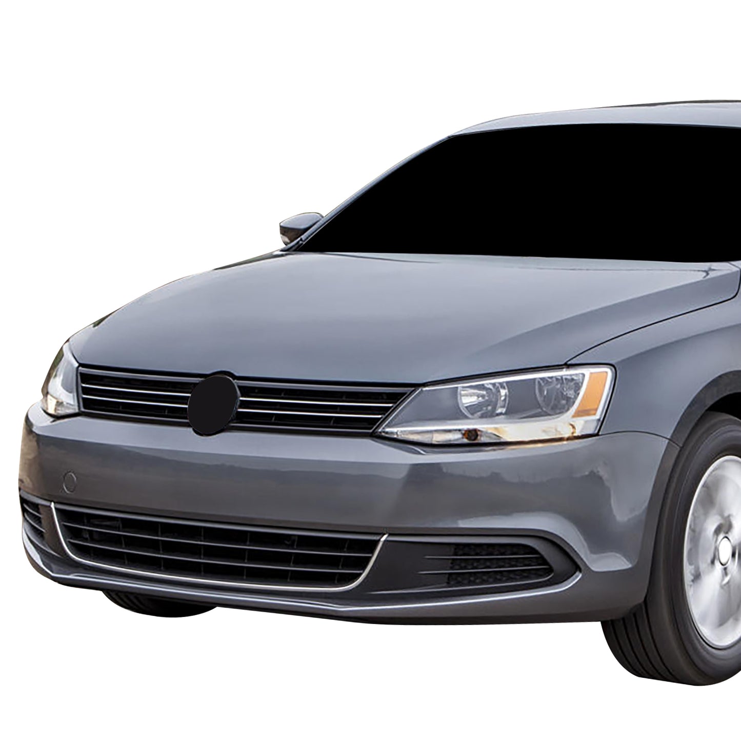 PARRILLA GRILLE - VG JETA '11-'18/ GRILLE ASS'Y 11-14/ MAT-BLACK W/CHROME MOULDING/ (WAGON) (SAME=GOLF)//PARTS.NO,VW1200164//OEM NO,1K9853651GZLL