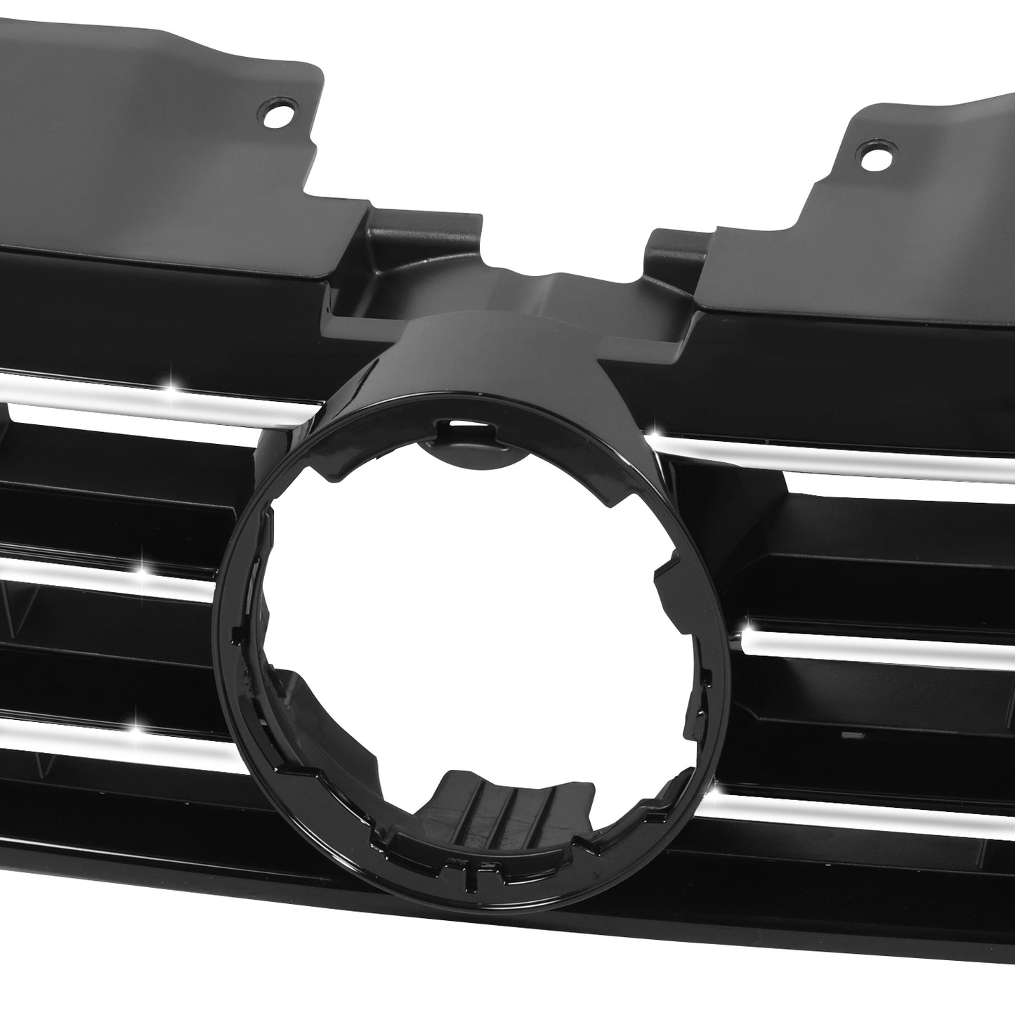 PARRILLA GRILLE - VG JETA '11-'18/ GRILLE ASS'Y 15-18/ MAT-BLACK W/CHROME MLDG//PARTS.NO,VW1200165//OEM NO,5C6853651AJZLL