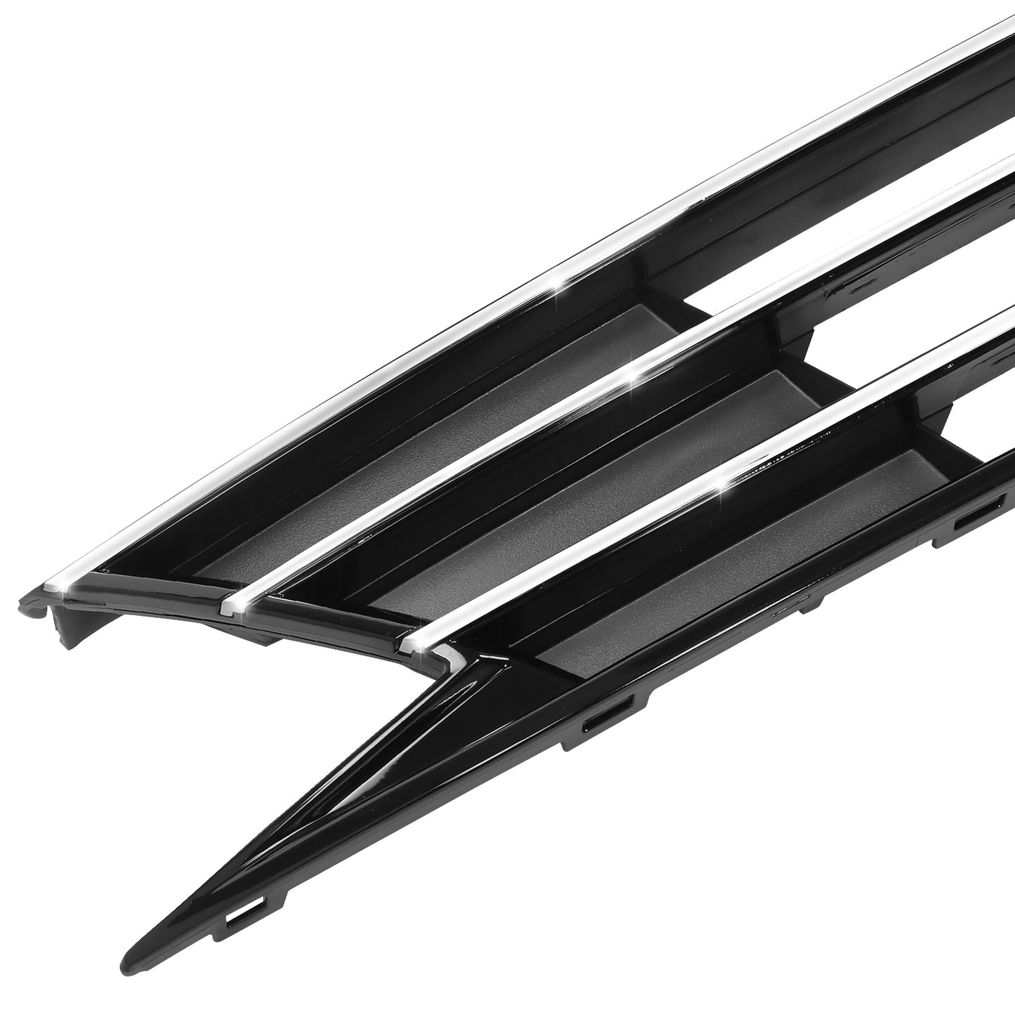 PARRILLA GRILLE - VG JETA '11-'18/ GRILLE ASS'Y 15-18/ MAT-BLACK W/CHROME MLDG//PARTS.NO,VW1200165//OEM NO,5C6853651AJZLL