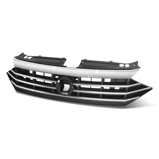 PARRILLA GRILLE - VG JETA 19-23/ GRILLE ASS'Y/ CHROME/BLACK/ (S,SE,SEL,SEL PREMIUM)/ (EU=USA)//PARTS.NO,VW1200173//OEM NO,17A853651RIDJ