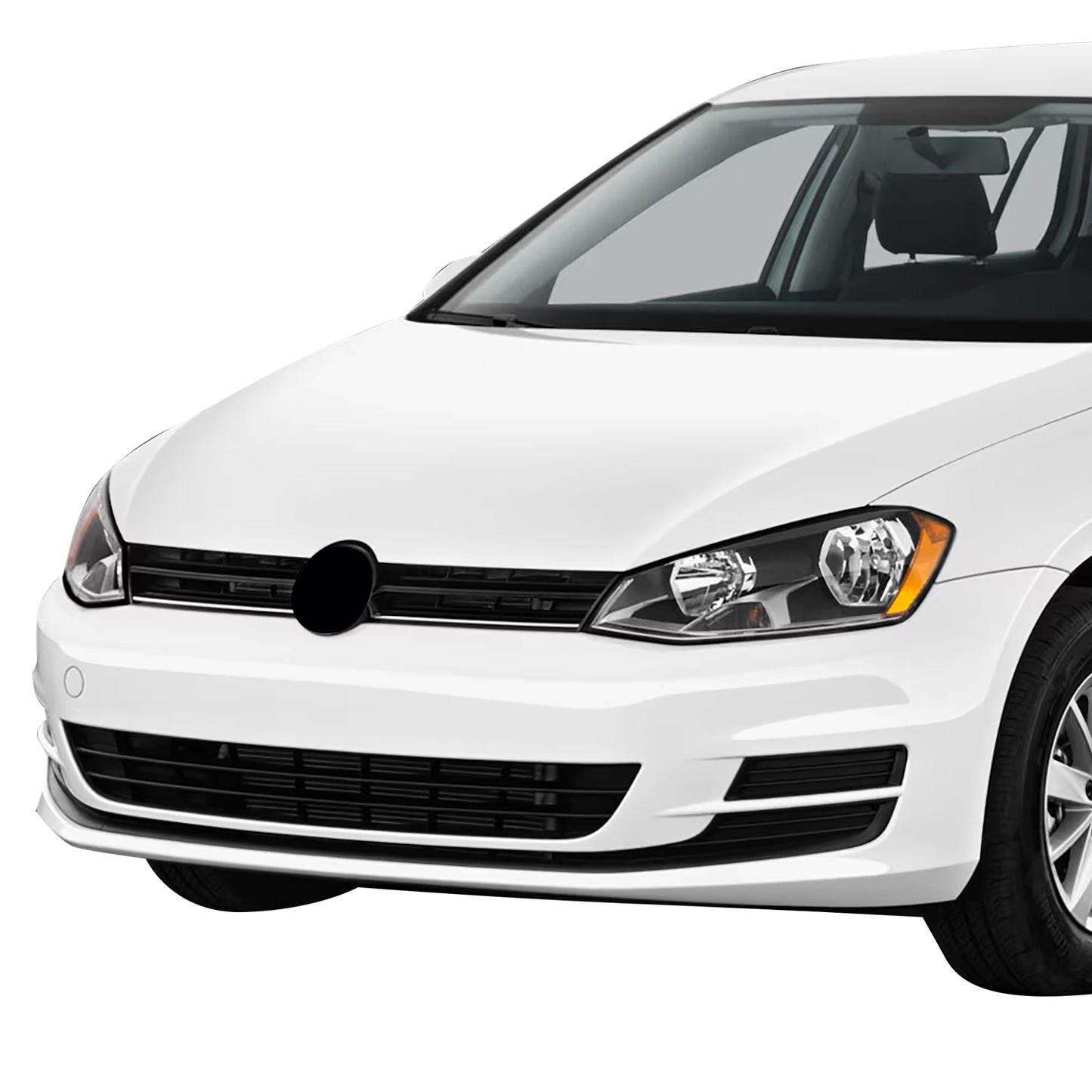 PARRILLA GRILLE - VG GOF 7 '13-'16/'17-'20/ GRILLE ASS'Y 18-20/ MAT-BLACK W/CHROME MOULDING//PARTS.NO,VW1200176//OEM NO,5GM853651AFZLL