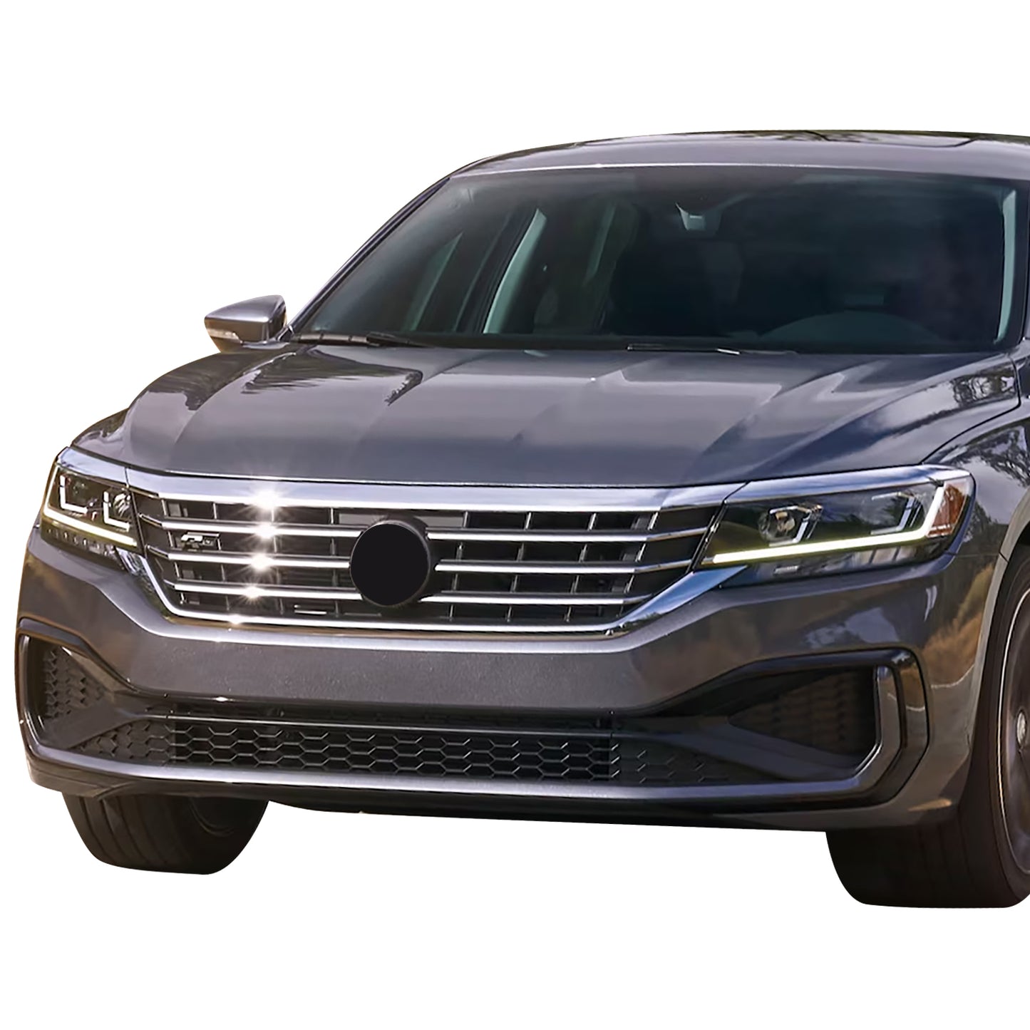 PARRILLA GRILLE - VG PASAT '16-'19/'20-ON/ GRILLE ASS'Y 20-22/ W/CHROME BLACK/ W/O R-LINE PKG/ (COMFORTLINE, HIGHLINE, S, SE)/(EU=USA)//PARTS.NO,VW1200179//OEM NO,561853651BDZLL