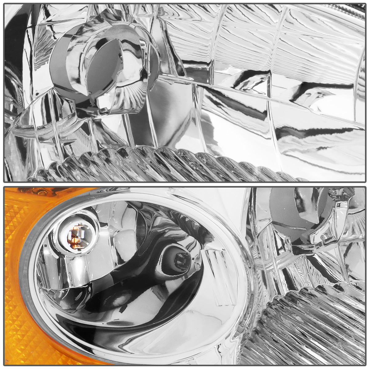 FAROS OE STYLE - 01-03 HONDA CIVIC NON SI - H4 HEADLIGHT / 7443 SIGNAL - RIGHT