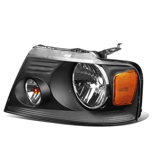 FAROS OE STYLE - 04-08 FORD F-150 / 06-08 LINCOLN MARK LT - 9007 HEADLIGHT / 3157A PARKING - BLACK HOUSING - LEFT
