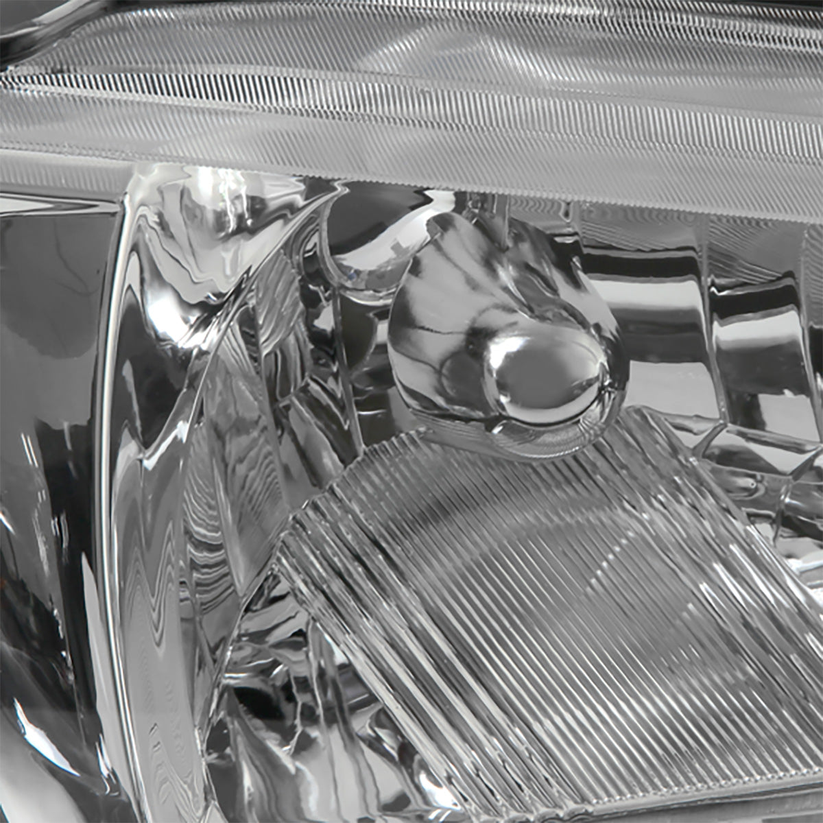 FAROS OE STYLE - 00-03 NISSAN SENTRA (B15 PRE-FACELIFT MODELS ONLY) - USES 9007 HIGH/LOW BEAM BULBS - CHROME HOUSING - RIGHT