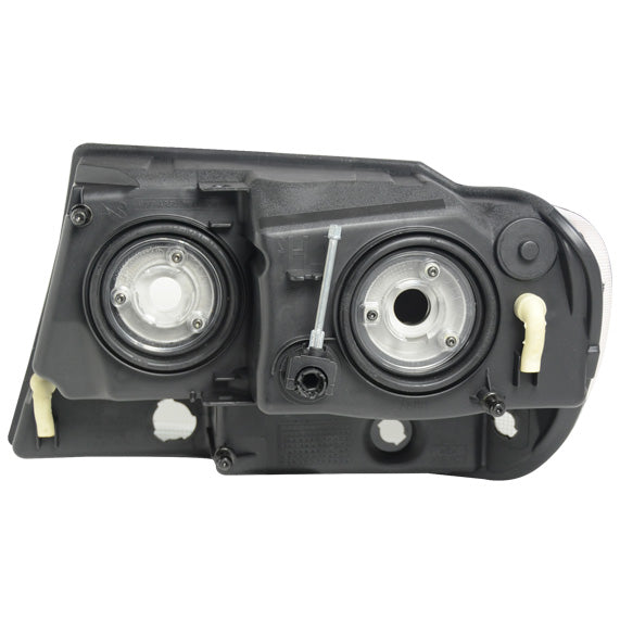 FAROS OE STYLE - 99-04 JEEP GRAND CHEROKEE WJ - 9006XS LOW BEAM / 9005XS HIGH BEAM - BLACK HOUSING - LEFT