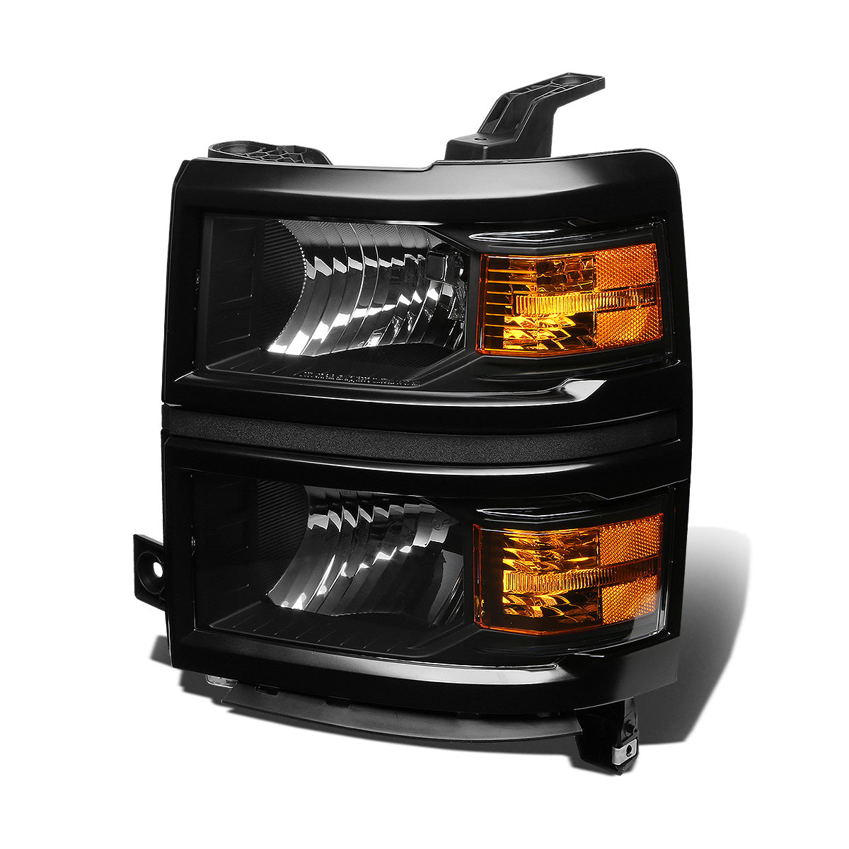 FAROS OE STYLE - 14-15 CHEVROLET SILVERADO 1500 - USES 9005 HIGH/H11 LOW BEAM BULBS - BLACK HOUSING - LEFT