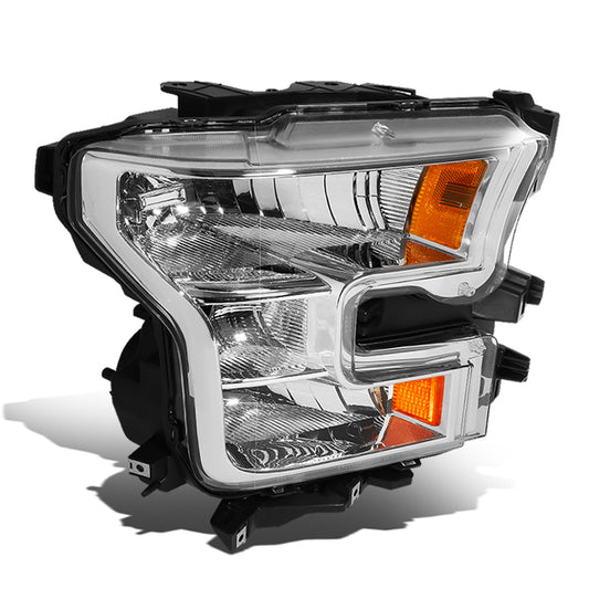 FAROS OE STYLE - 15-17 FORD F-150 - ONLY FITS MODELS W/ COMPOSITE HEADLIGHTS - H11 LOW BEAM / 9005 HIGH BEAM - CHROME HOUSING - RIGHT