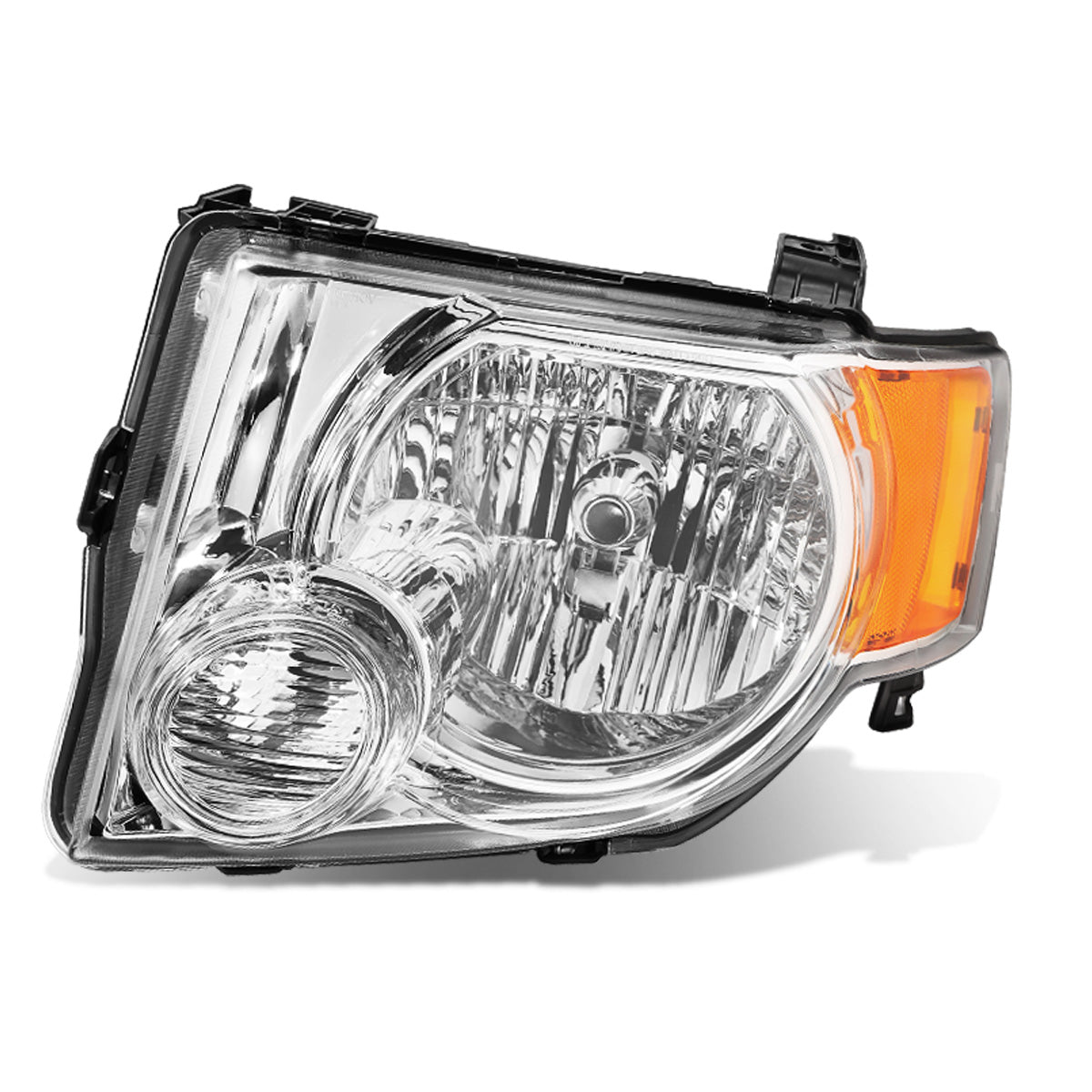 FAROS OE STYLE - 08-12 FORD ESCAPE - USES H13 HIGH/LOW BEAM BULBS - CHROME HOUSING - LEFT