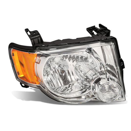 FAROS OE STYLE - 08-12 FORD ESCAPE - USES H13 HIGH/LOW BEAM BULBS - CHROME HOUSING - RIGHT