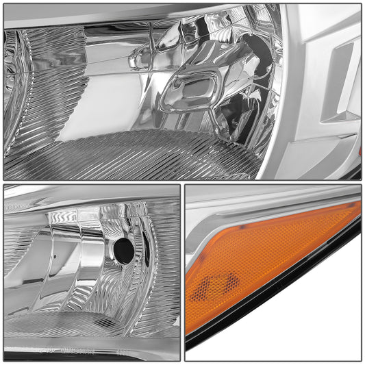 FAROS OE STYLE - 13-16 FORD ESCAPE - WITH FACTORY HALOGEN HEADLAMPS - H11 LOW / 9005 HIGH / 168 MARKER / 7440 TURN SIGNAL - CHROME HOUSING - LEFT