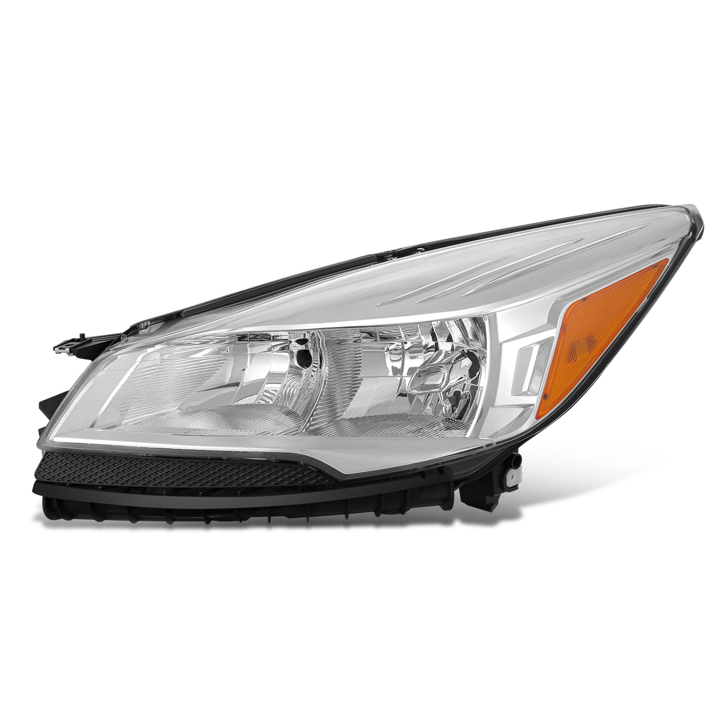 FAROS OE STYLE - 13-16 FORD ESCAPE - WITH FACTORY HALOGEN HEADLAMPS - H11 LOW / 9005 HIGH / 168 MARKER / 7440 TURN SIGNAL - CHROME HOUSING - LEFT