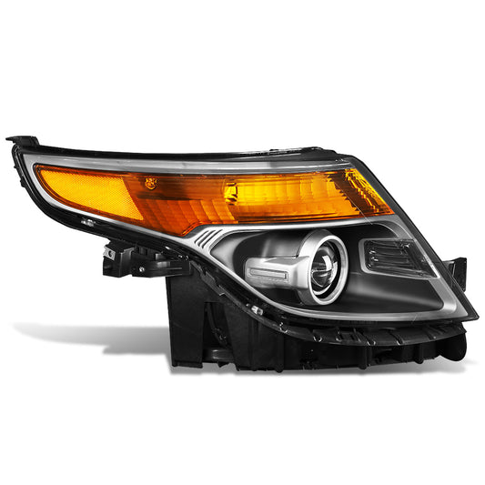 FAROS OE STYLE - 11-15 FORD EXPLORER - USES H7 HIGH/LOW BEAM BULBS - BLACK HOUSING - RIGHT