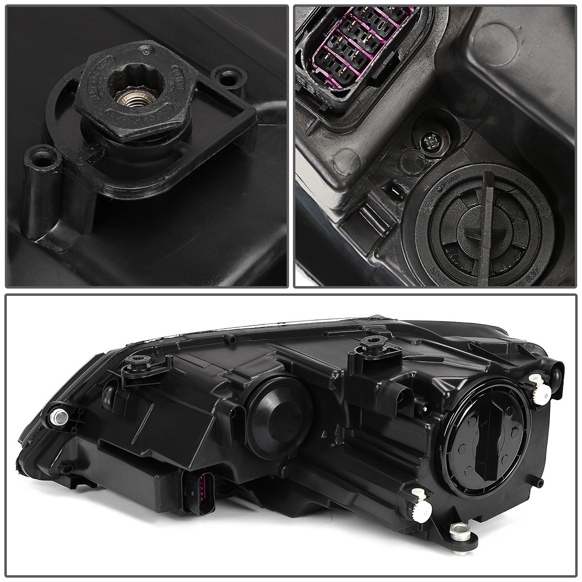 FAROS OE STYLE - 11-18 VOLKSWAGEN JETTA 4-DOOR SEDAN - FITS MODELS W/ HALOGEN HEADLIGHTS ONLY - USES H7 HIGH/LOW BEAM BULBS - RIGHT