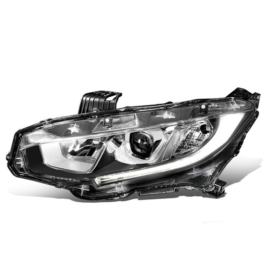 FAROS OE STYLE - 16-20 HONDA CIVIC - FITS MODELS W/ HALOGEN HEADLIGHTS ONLY - H11 LOW BEAM / 9005 HIGH BEAM - LEFT