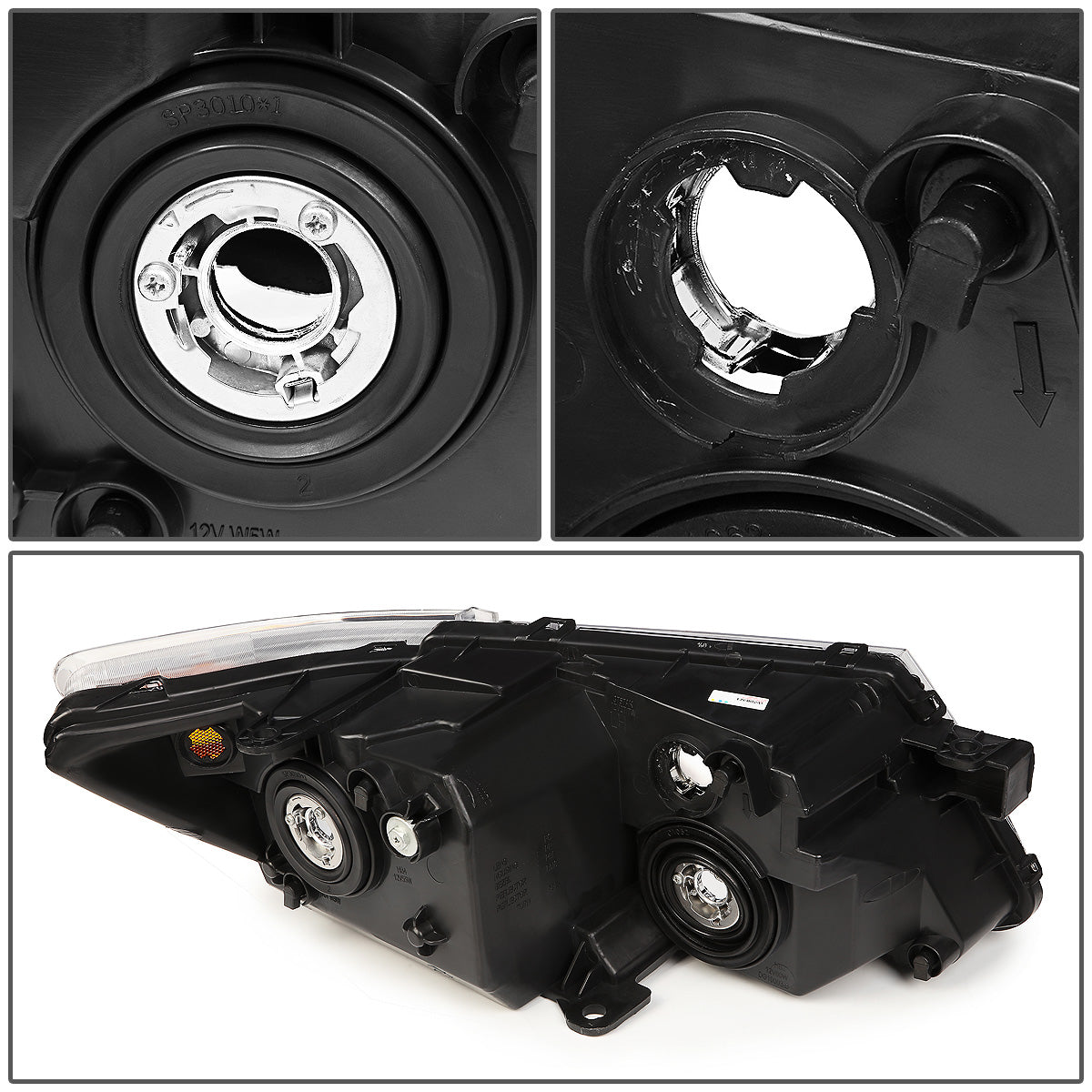 FAROS OE STYLE - 09-20 DODGE JOURNEY - USES 9005 HIGH/9006 LOW BEAM BULBS - CHROME HOUSING - LEFT