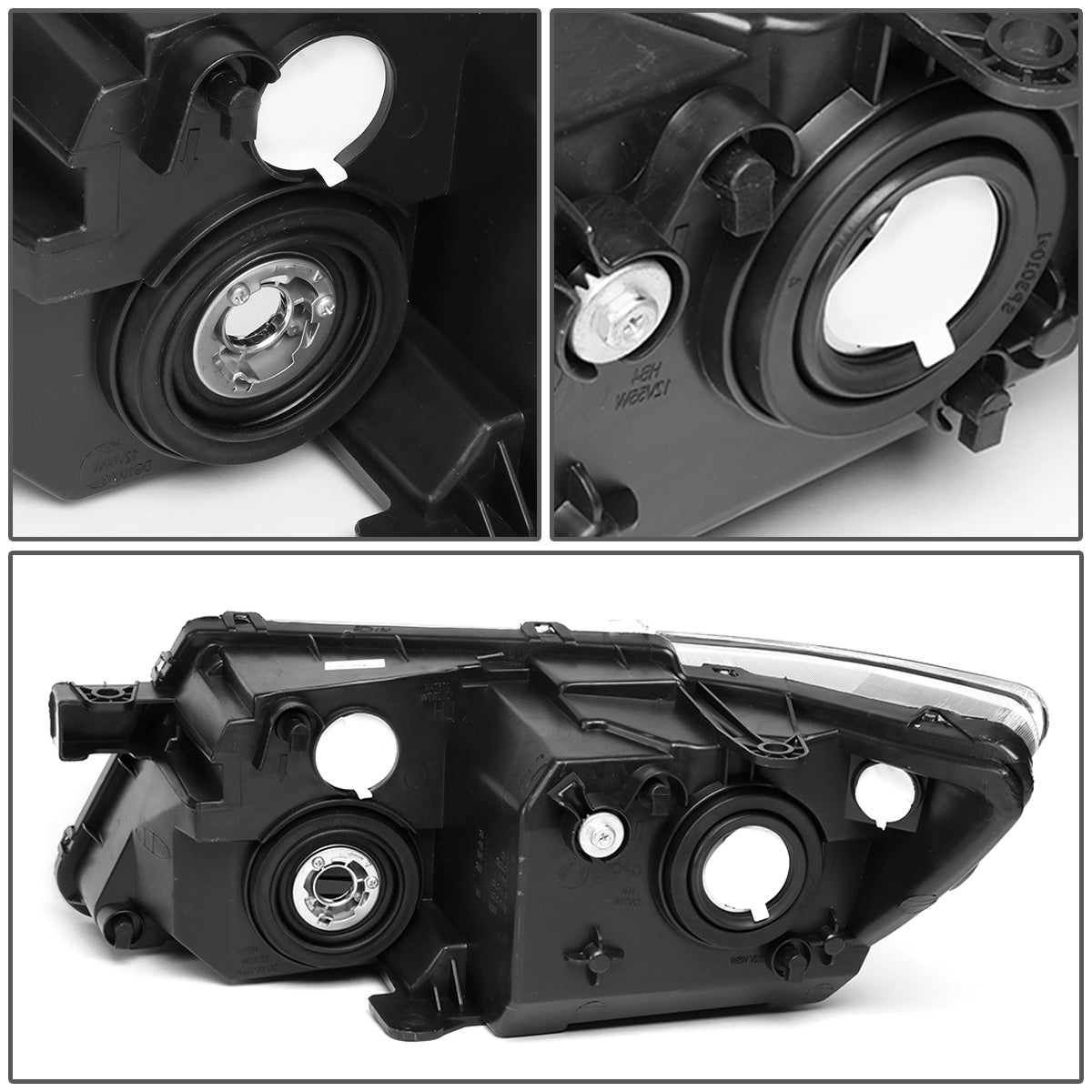 FAROS OE STYLE - 09-20 DODGE JOURNEY - USES 9005 HIGH/9006 LOW BEAM BULBS - BLACK HOUSING - RIGHT