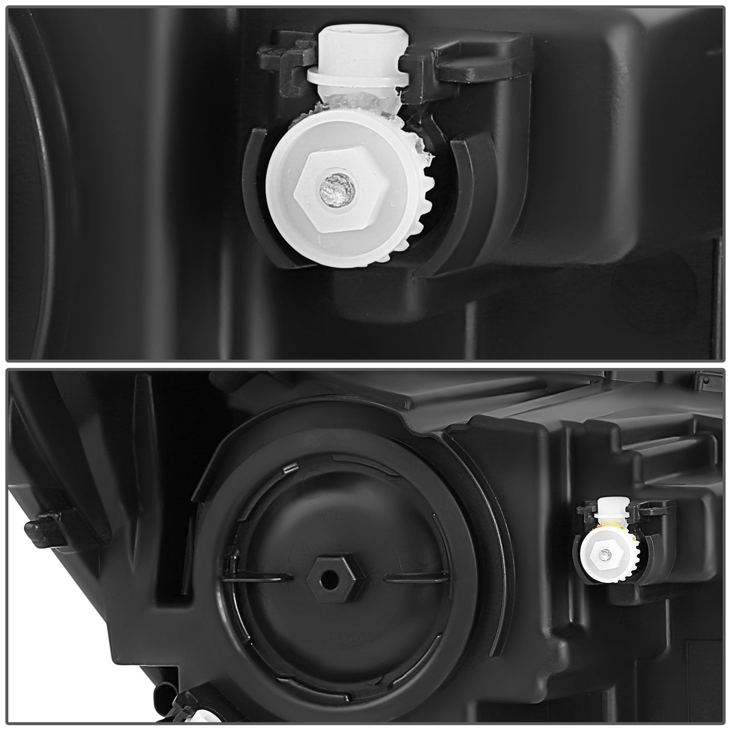 FAROS OE STYLE - 18-21 CHEVROLET EQUINOX - FITS MODELS WITH FACTORY HALOGEN HEADLIGHTS - 9012 HIGH / LOW BEAM / 7444NA TURN SIGNAL - BLACK HOUSING - LEFT